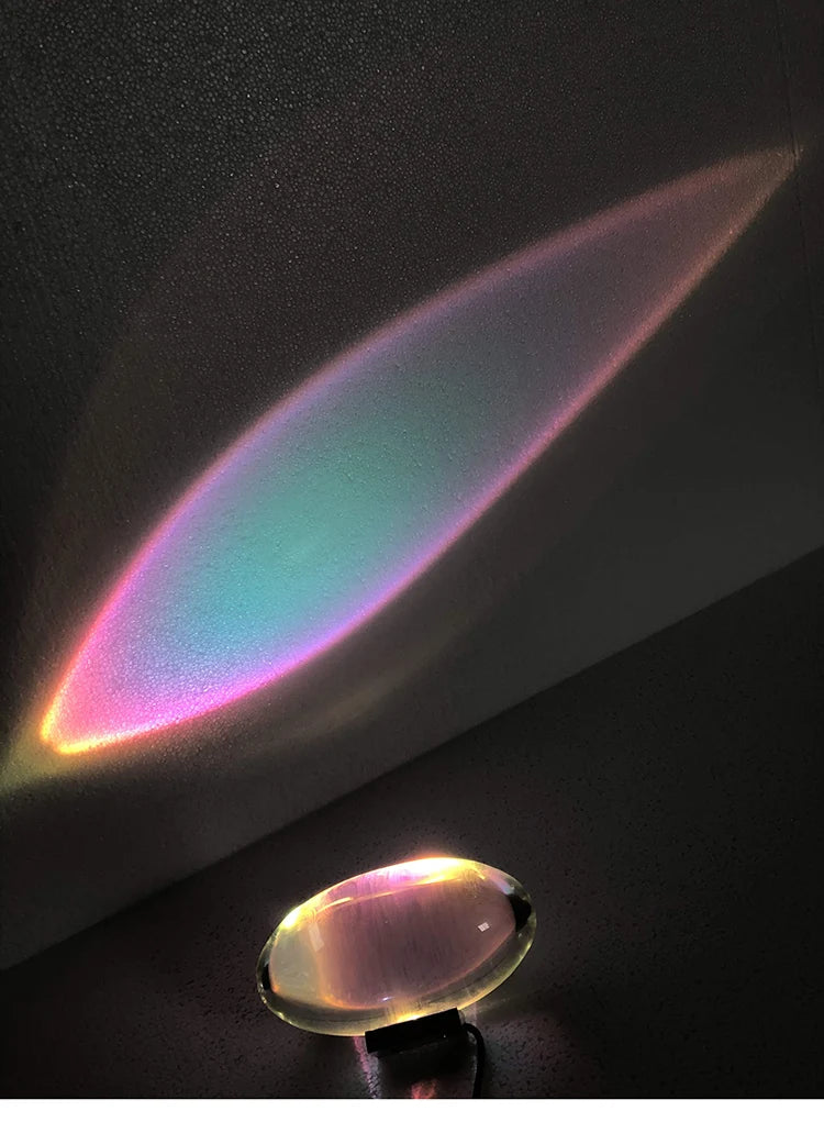 Crystal Comet Lamp