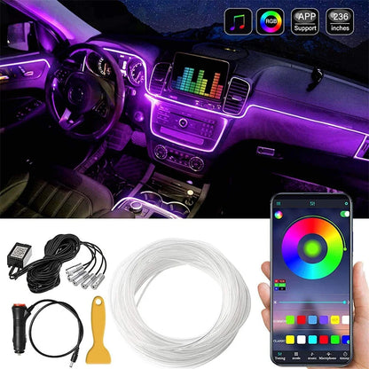 Fiber Optic Car Interior Accent Lighting