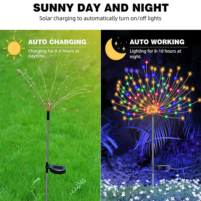 Firework Garden Lights (4 pack)