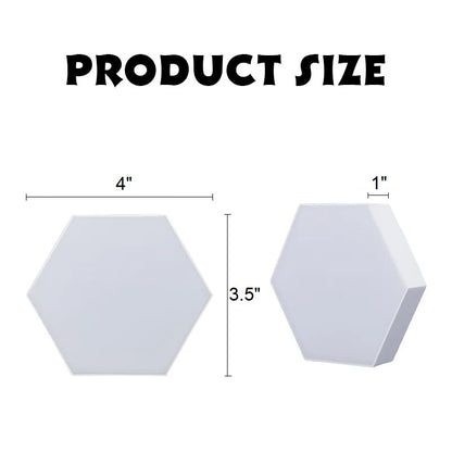 Touch Activated Hexagon Wall Lamp